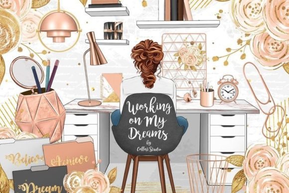 Download Girlboss Planner Business Woman Clip Art - Girl Collection