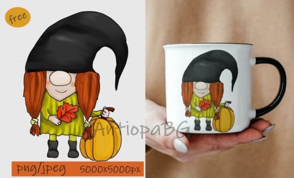 Download Fall Gnome Girl - Girl Collection