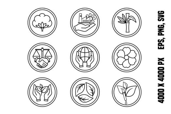 Download Icons for Organic Product Packaging - Product packaging Collection