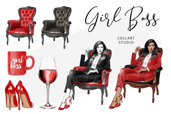 Download Girlboss Planner Business Woman Clip Art - Girl Collection